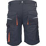 Pracovní kraťasy EMERTON STRETCH, šedá/oranžová