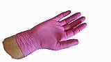 Jednorázové nitrilové rukavice bezprašné VulkanPink, 100 ks