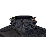 Volnočasová mikina s kožešinou Bennon NORTOS SWEATSHIRT, šedá/černá