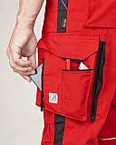 Montérkové kalhoty s laclem Ardon URBAN+, jasně červené