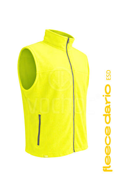 Pracovní vesta CHAMEO FLEECE ESD, žlutá