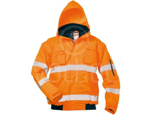 Zimní reflexní pilotka 2 v 1 TOM, oranžová