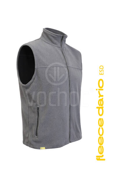 Pracovní vesta CHAMEO FLEECE ESD, šedá