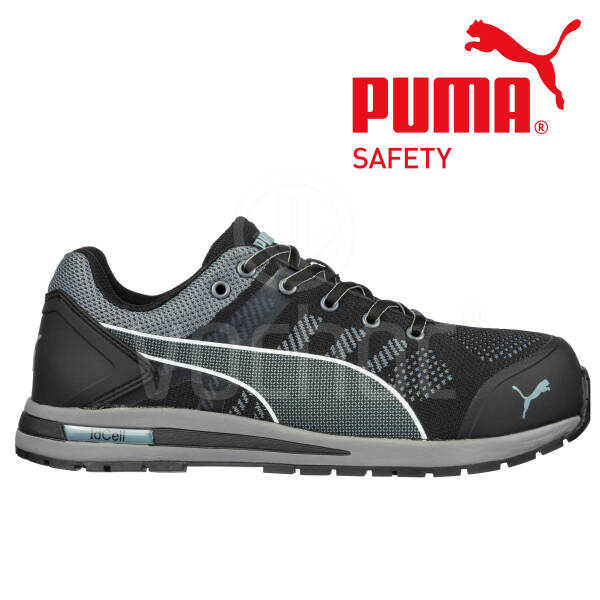 Bezpečnostní polobotka PUMA Elevate Knit Black Low S1P ESD HRO SRC