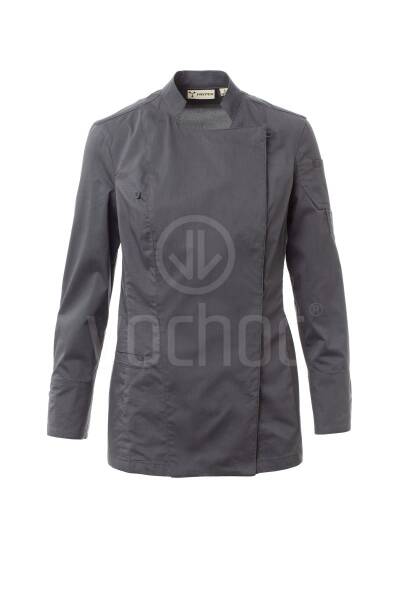 Kuchařský dámský rondon STARRED MESH LADY (lycra), šedá