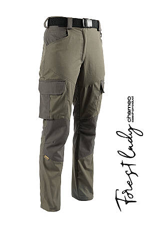 Dámské kalhoty CHAMEO FOREST LADY, Ripstop, olive/grey