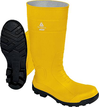 Pracovní holínky COPPER S5 FO, žlutá-černá