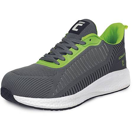 Bezpečnostní polobotka CERVA ULTRALIGHT MF ESD S1 SR, šedá/bílá