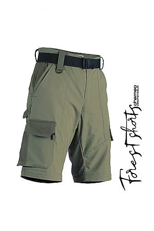 Pánské kraťasy CHAMEO FOREST SHORTS, Ripstop, olive/grey
